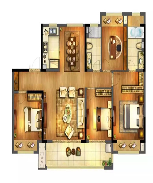 二期小高层139㎡