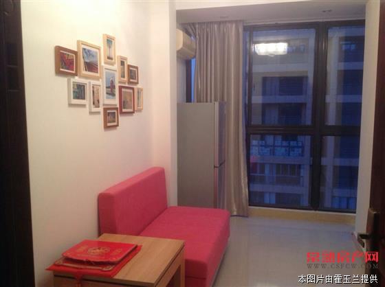 金领公寓精装修1室1厅租金2600元/月  