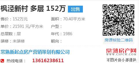 枫泾一区72平带20多平晒台（部分已搭建阳光房）145万