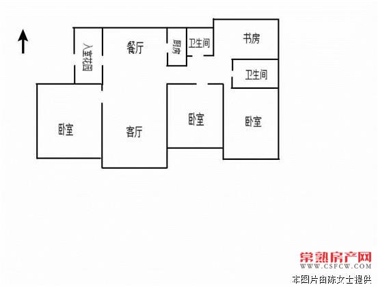 常熟老街汇贤坊四开间朝南138平米毛坯满2年275万