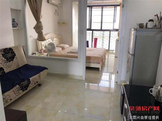 zjh望虞花园 49.64平精装 一室一厅一卫 南北通透 有名额 80万！