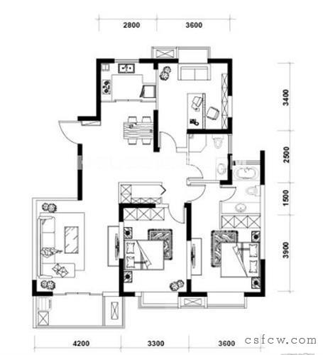 房东订新房急卖，金桂家园正三房中间楼层220万诚心出售