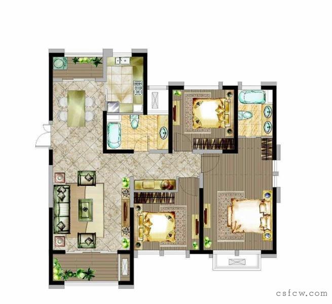琴湖壹号143平毛坯三房两卫中间楼层采光好258万降价急售