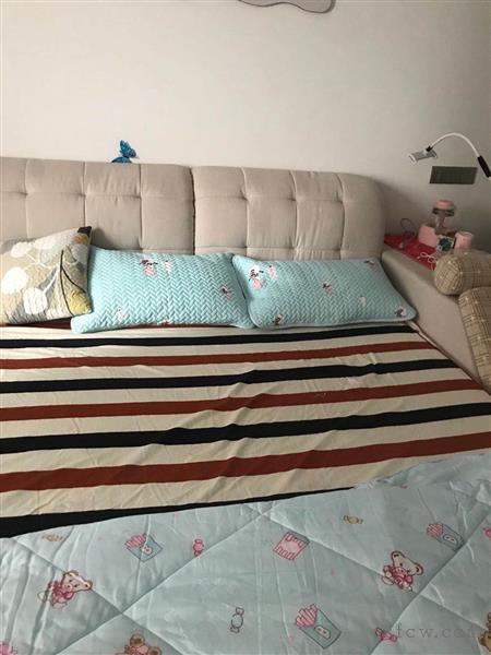 湖畔现代城豪装2/2/1朝南好房3200元/月