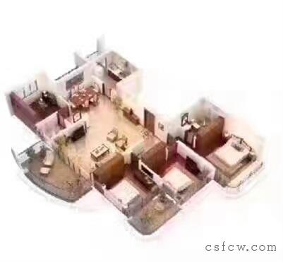 湖畔现代城毛坯4/2/2朝南好房218万