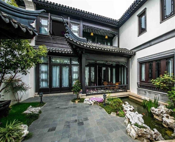内部房源姑苏护城河内中式现房别墅闹中取静三进院花园
