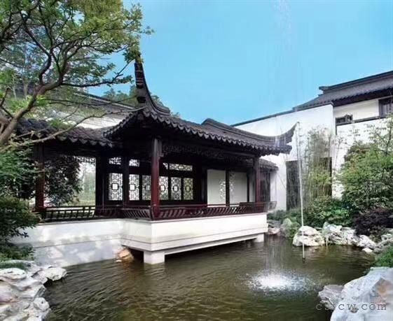 内部特价分期1年或贷款小桥烟雨江南的纯独栋别墅社区，中式私家园林