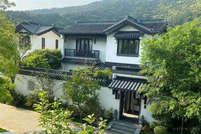 内部房特价销售吴中天然居文化坞苏式庭院别墅现房背山面水