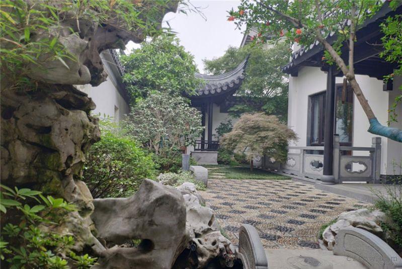 内部特价养身圣地山体半坡中式双拼三面环山临水天然居