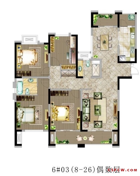 琴湖壹号，4室2厅2卫，171平，毛坯，中间层，满2年，290万