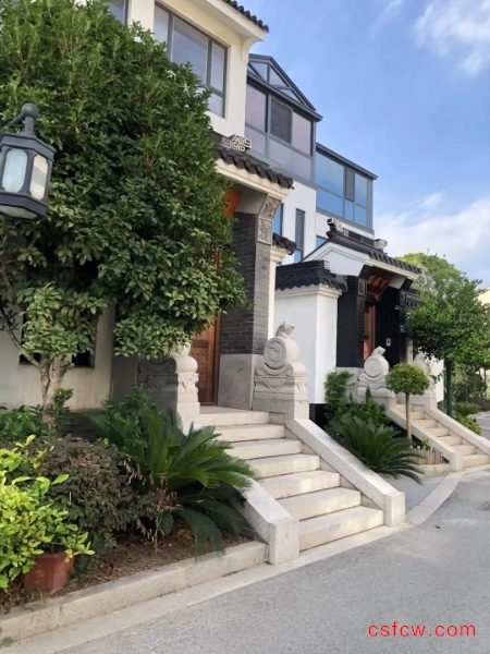 山水桃源联体别墅378平全新毛坯