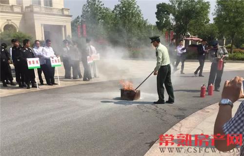 望湖社区消防演练在江南府圆满举行