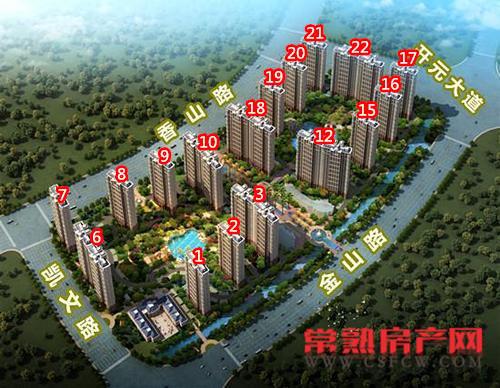 常熟房产网年度区域推动力楼盘-中南锦苑