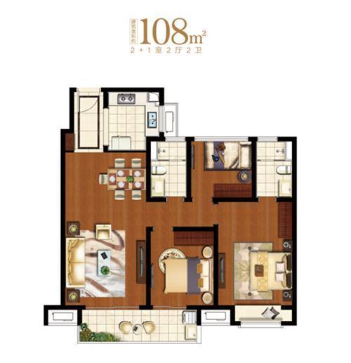 触摸真实 万科公望三期108㎡样板间品鉴
