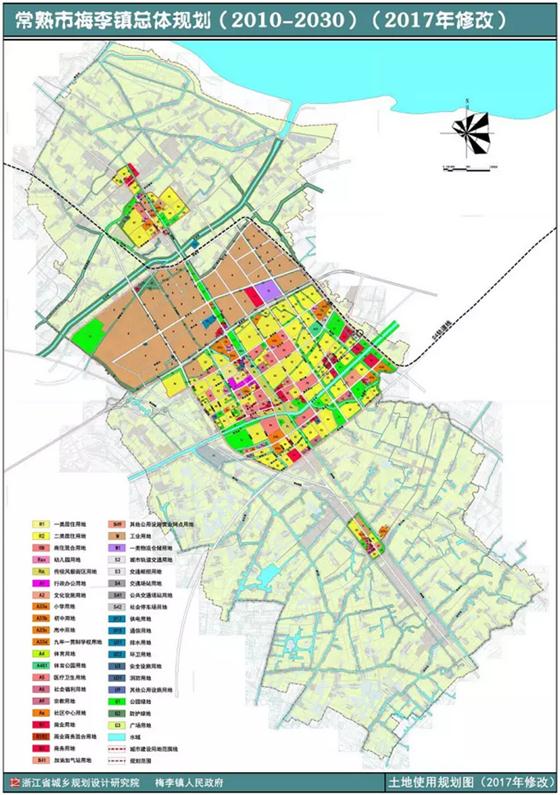 常熟市梅李镇总体规划（2010-2030）公示