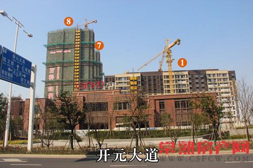 万科公望小高层基本落架完毕 外立面呈现