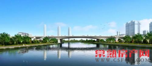 南部新城北区地块拟建12座桥梁 最长383米