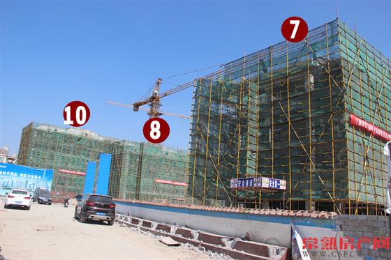 中南雅苑3月工程播报 高层均已出地面多层