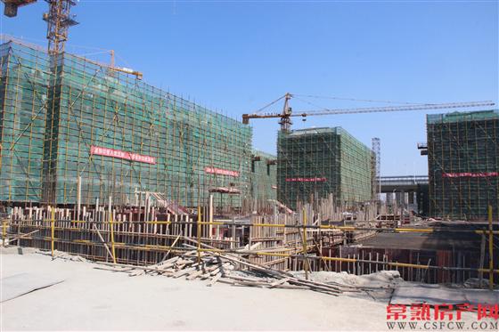 中南雅苑3月工程播报 高层均已出地面多层