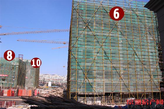 中南雅苑3月工程播报 高层均已出地面多层