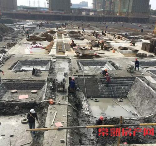 2017年3月润发·中央公园工地最新进展
