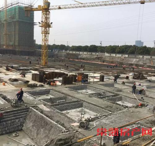 2017年3月润发·中央公园工地最新进展