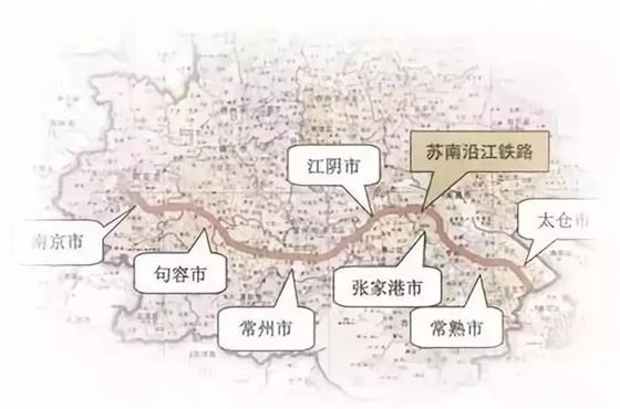 苏南沿江铁路动工时间确定，高铁直达浦东
