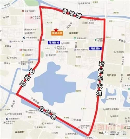 2020年常熟市城区小学服务区公布