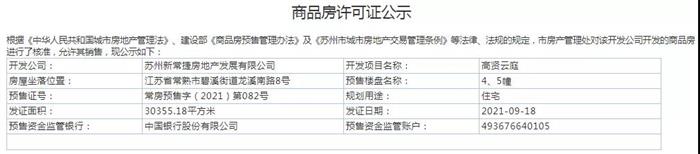 刚刚！296套！喜提预售！滨江新城纯新盘一期房源开盘在即！